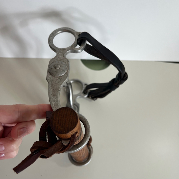 Rare Vintage Silver western Horse Bit Toilet Paper Holder‎ - Picture 8 of 13